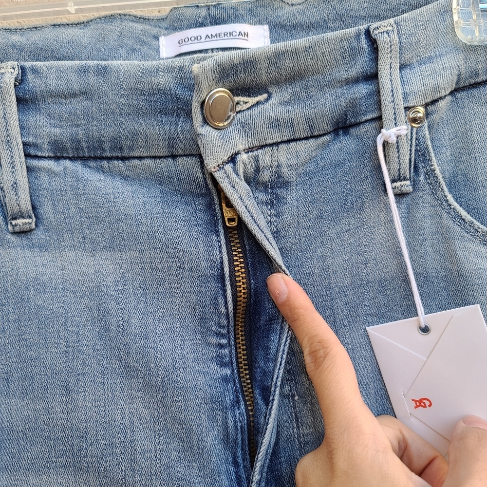 Good American | Good Legs Shadow Wash Blue 373 Stretch Comfort Jeans NEW Size 22 - Picture 7 of 15